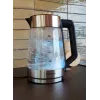 Blaupunkt EKG401 elektrischer Wasserkocher 1,7 l 2200 W Glasgehäuse, Edelstahlakzente, Wasserstandsanzeige