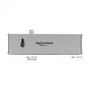 Dockingstation DeLOCK Dual USB Type-C mit HDMI USB 3.2 SD PD 3.0