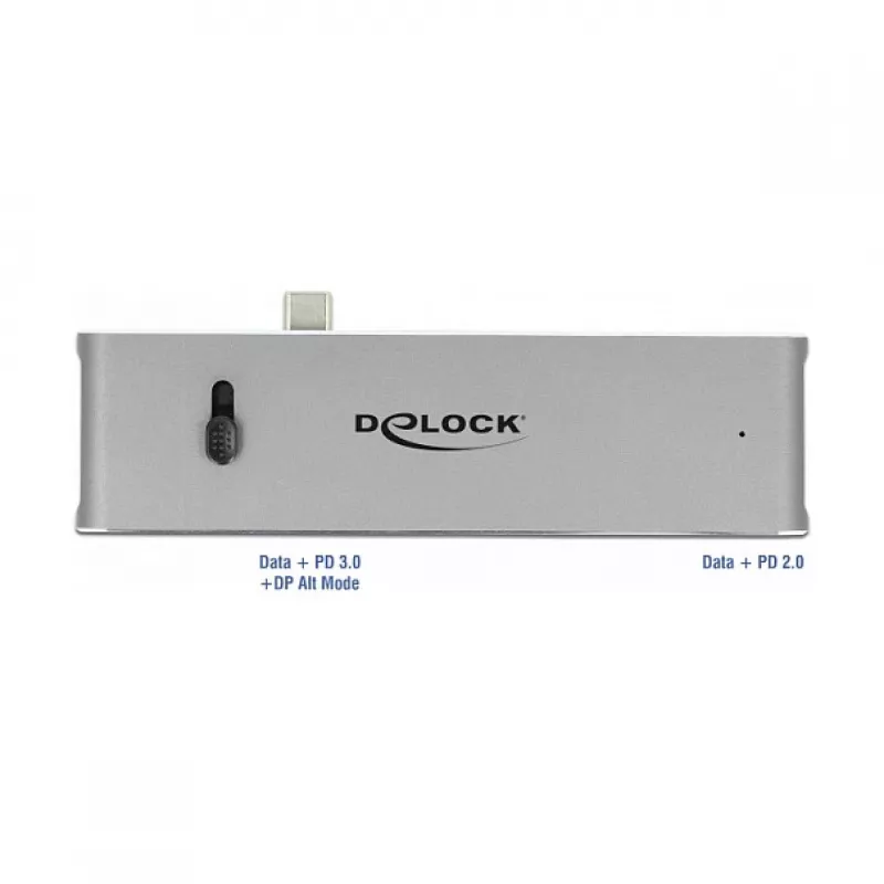 Dockingstation DeLOCK Dual USB Type-C mit HDMI USB 3.2 SD PD 3.0