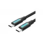 Kabel USB-C auf USB-C/1M Schwarz Cosbf Vention