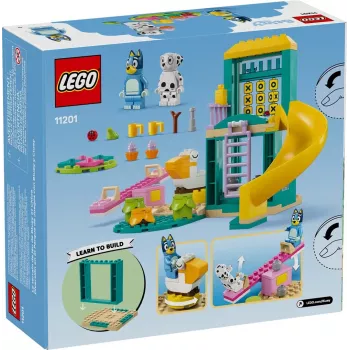 LEGO Bricks Set 11201 Spielplatzspaß mit Blue und Chloe – Minifiguren, Spielszene