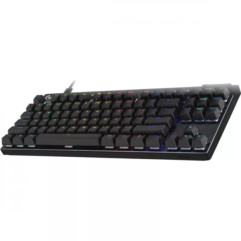 Logitech G PRO X RAPID - Tastatur - TKL - Hintergrundbeleuchtung - USB - QWERTZ - Deutsch - Tastenschalter: Linear - Schwarz (920-013228)
