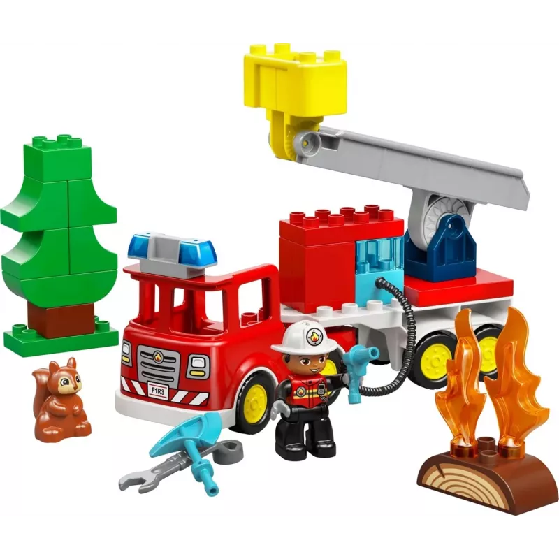 LEGO DUPLO 10473 Feuerwehrauto mit Schlauch und Feuerwehrmann