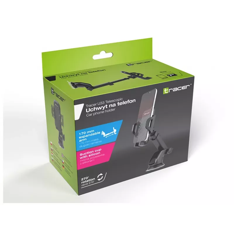 Passive Halterung Tracer TRAUCH46871 Mobiltelefon/Smartphone Schwarz
