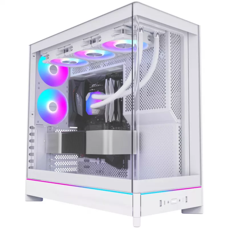 PC-Gehäuse Montech HS02 PRO Midi Tower Weiß