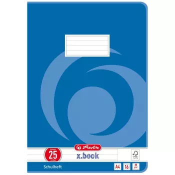 Schulheft Herlitz 3322500 Blau 16 Blatt liniert