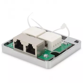Aufputzgehäuse Digitus CAT 6A 2-Port