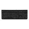 Cherry KC 1000 - Tastatur - Nordisch - Schwarz