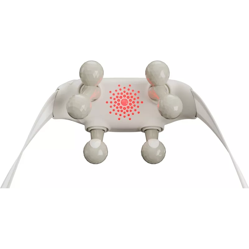 SKG H7 Ultra – Graue Massageköpfe, Kombi-Massage, Kompressionsmassage, Knetmassage, Vibrationsmassage, Nacken, Schultern, Grau, Kunststoff, Tasten, Batterie