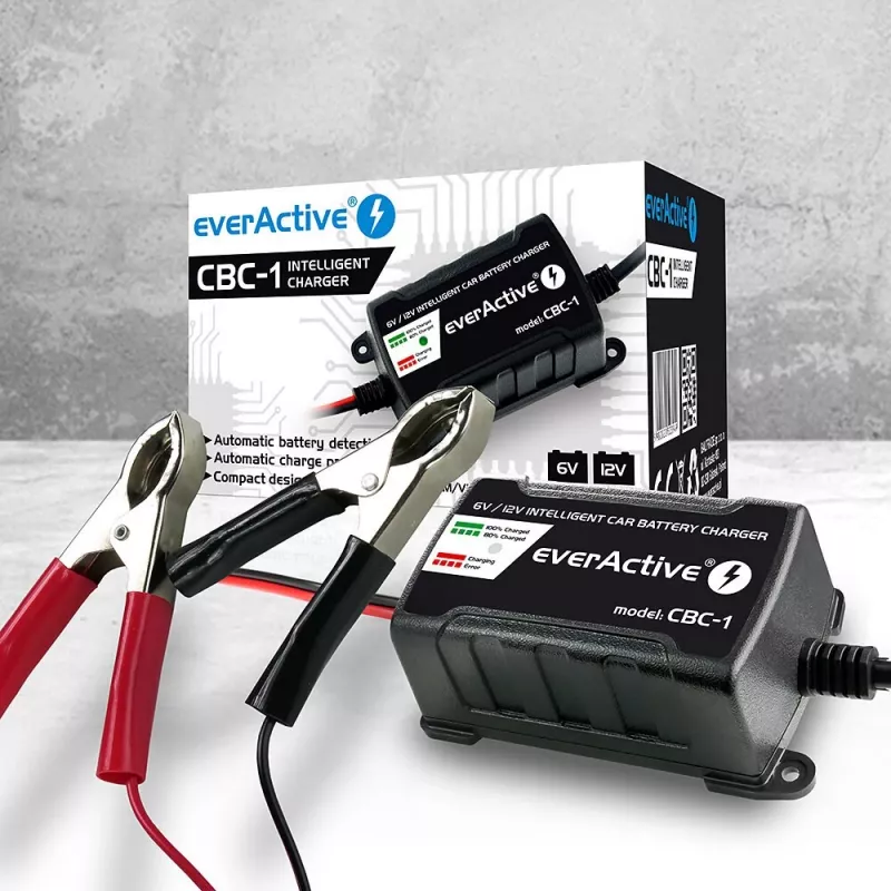 Autobatterie-Ladegerät everActive CBC1 6V/12V