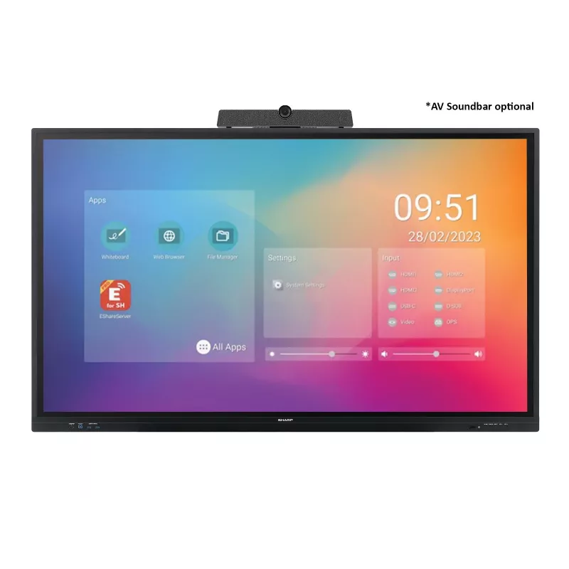 Digital-Signage-Flachbildschirm Sharp PN-LC752 75 Zoll LCD 4K Ultra HD 3840 x 2160