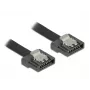 SATA-Kabel DeLOCK 0,2m 2xSATAIII Schwarz