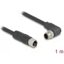 DeLOCK 80528 Sensor-/Aktorkabel 1 m RST M12 Schwarz