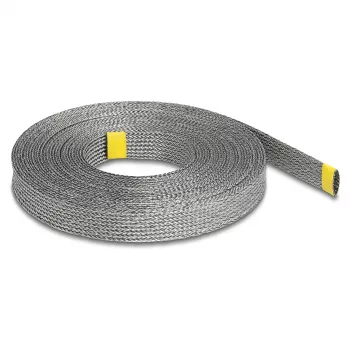 Kabelmantel DeLOCK 20940 Schwarz Silber 2 cm Innendurchmesser