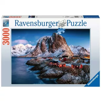 Puzzle Ravensburger Lofoten Norwegen 3000 Teile Landschaft