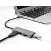 DeLOCK 63171 USB Hub 3.2 Gen 1 Type-A 5000 Mbit/s Grau