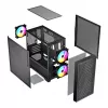 Logic DART PRO ARGB MINI USB-C PC-Gehäuse Schwarz