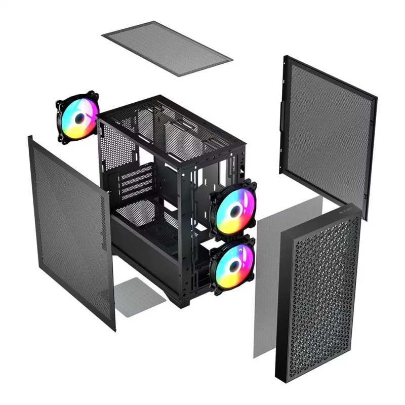 Logic DART PRO ARGB MINI USB-C PC-Gehäuse Schwarz