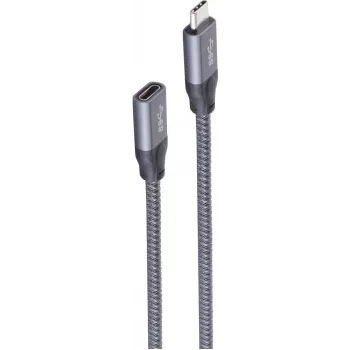 USB-Kabel ShiverPeaks Basic-S USB 3.2 Gen 2 1m USB C Grau