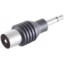 ShiverPeaks BS57101 Kabelverbinder 3,5 mm Schwarz Edelstahl Stecker/Buchse
