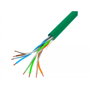 Netzwerkkabel LANBERG LCU5-10CC-0305-G U/UTP Cat5e 305 m Grün, 24 AWG, CCA, PVC-Mantel