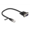 Netzwerkkabel DeLOCK 88008 Schwarz 0,3 m RJ-45
