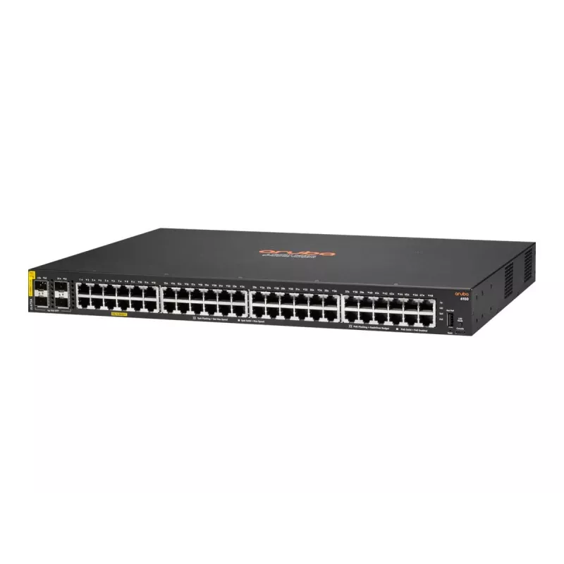 Managed Switch HPE Aruba Networking Aruba 6100 48G PoE 4SFP+ 370W