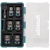 Makita E-16592 Schlagschrauber-Steckschlüssel Steckschlüsselsatz Schwarz, Türkis