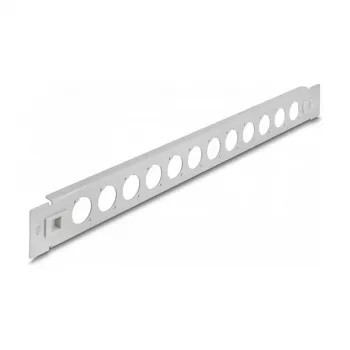 Patchpanel DeLOCK 19 Zoll D-Type 12-Port werkzeugfrei grau