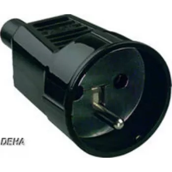 Netzstecker Typ E Bachmann 912.273 Weiß