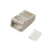 Extralink CAT6 FTP RJ45 Stecker 8P8C Stecker/Buchse Transparent