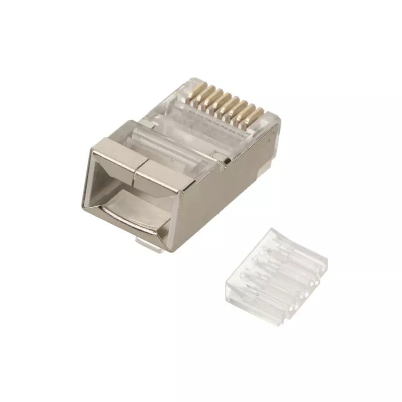 Extralink CAT6 FTP RJ45 Stecker 8P8C Stecker/Buchse Transparent