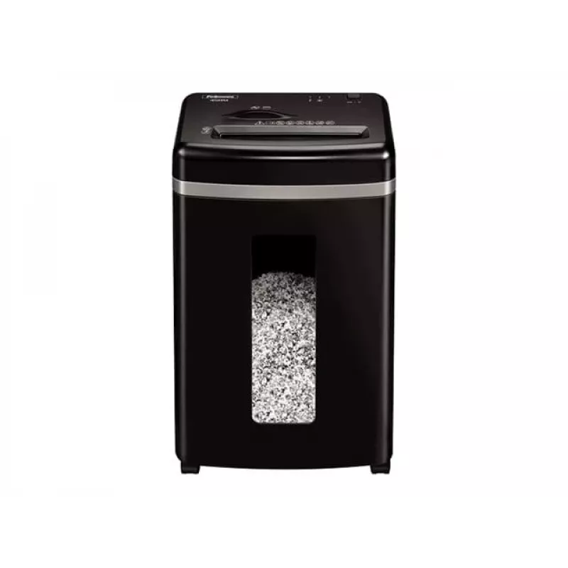 Aktenvernichter Fellowes Powershred 450M Micro-cut, 9-Blatt-Kapazität, 2 x 12 mm, 22-Liter-Auffangbehälter, schwarz