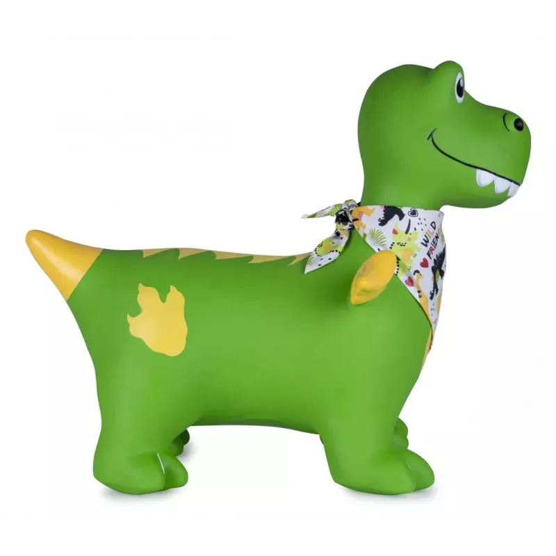Hüpftier Jamara HoppyDoo Dino mit Flügeln grün mit Pumpe
