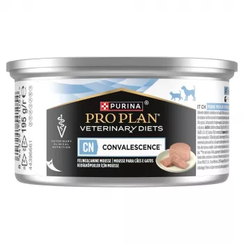 Nassfutter zur Genesung für Katzen und Hunde Purina Pro Plan Veterinary Diets CN Convalescence 195 g — Fisch, 77 % Feuchtigkeit, 10,8 % Protein, 7,4 % Fett