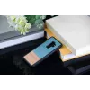 Smartphone-Hülle man and wood für Samsung Galaxy S9 Plus — Denim Schwarz