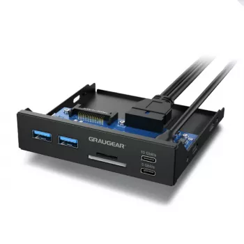 Graugear USB-HUB+Kartenleser Multi Front Panel, Type-C USB retail (G-MP01CR)