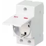 Installationsdose ABB M1175C Typ F, 45×85×70 mm, grau