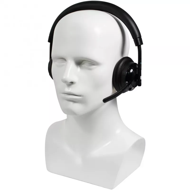 Kabelloses Headset Plusonic W320 Dual DECT Stereo — schnurloses DECT-Stereo-Headset, Dual-Basis-Unterstützung