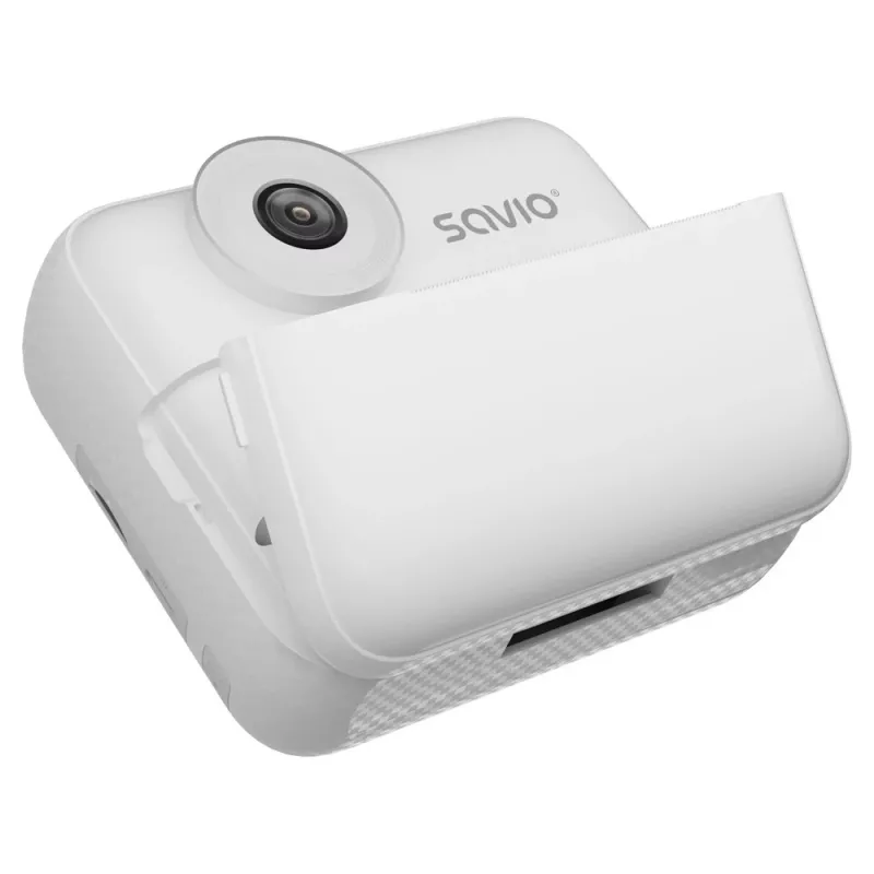 Sofortbildkamera SAVIO AN-01 für Kinder, weiß, 6,1 cm (2,4″) LCD, MicroSDHC bis zu 32 GB, USB-C, 1200 mAh Akku, kein eingebauter Blitz