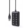 USB-Hub Gembird UHB-U2P10P-01 — 10-Port-USB-2.0-Hub