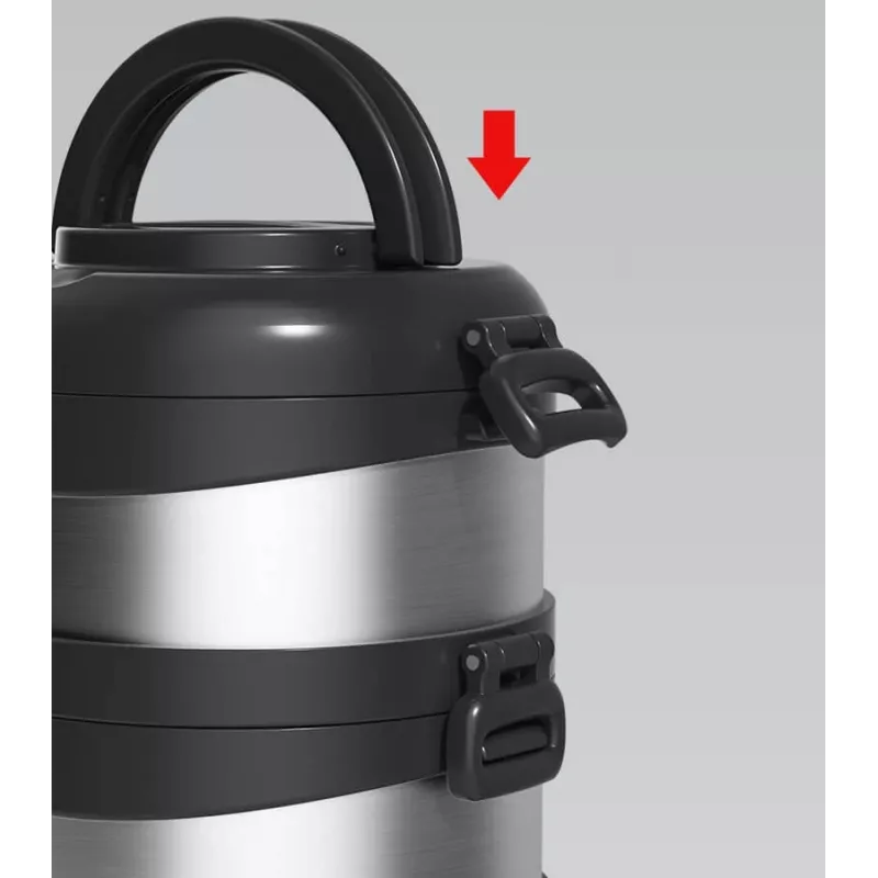 Maestro MR-1635-150 Thermoskanne schwarz, Stahl