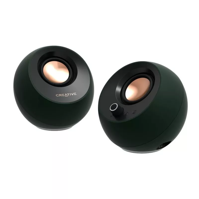 Creative Labs Creative Pebble Pro - Lautsprecher - für PC - 2.0-Kanal - kabellos - Bluetooth - USB - 30 Watt (Gesamt) (51MF1710AA000)