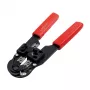 LogiLink WZ0004 Kabel-Crimpwerkzeug Crimpzange Schwarz. Rot