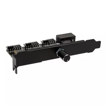 Lamptron CFM36 Lüfter- und RGB-LED-Controller für PCI-Slot, schwarz