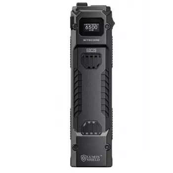 Handleuchte Nitecore EDC29 Edelstahlgehäuse, 2 LEDs, 15–6500 lm, IP54, USB wiederaufladbar