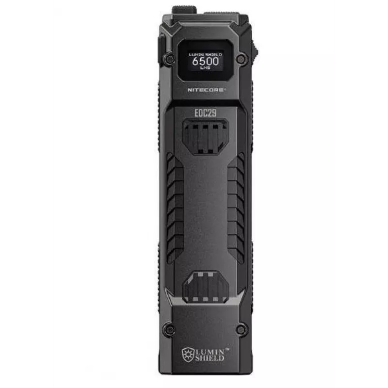 Handleuchte Nitecore EDC29 Edelstahlgehäuse, 2 LEDs, 15–6500 lm, IP54, USB wiederaufladbar