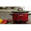 Slow Cooker Crock-Pot SCV400RD 3,5 L Keramik herausnehmbarer Topf, Glasdeckel, 2 Heizstufen