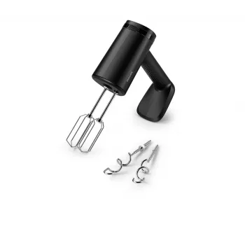 Handmixer Philips HR3781/00 — 500 W, schwarz, kneten und mischen, Kunststoffgehäuse