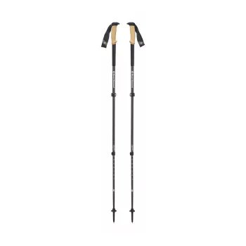 Schwarz Diamond Alpine Carbon Cork Trekkingstock Unisex Teleskop